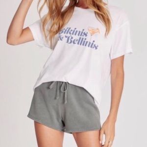NEW Wildfox Bikinis & Bellinis Please Graphic Tee